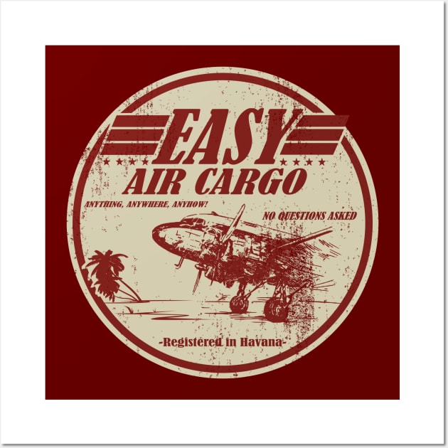 C-47 Skytrain - Easy Air Cargo (distressed) Wall Art by TCP